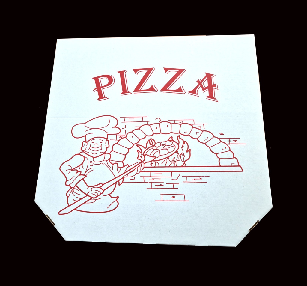 CUTII PIZZA 32X32X3,5 CM ALBA / IMPRIMARE GENERICA