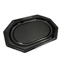 PLATOU NEGRU + CAPAC TRANSPARENT 55x36 CM