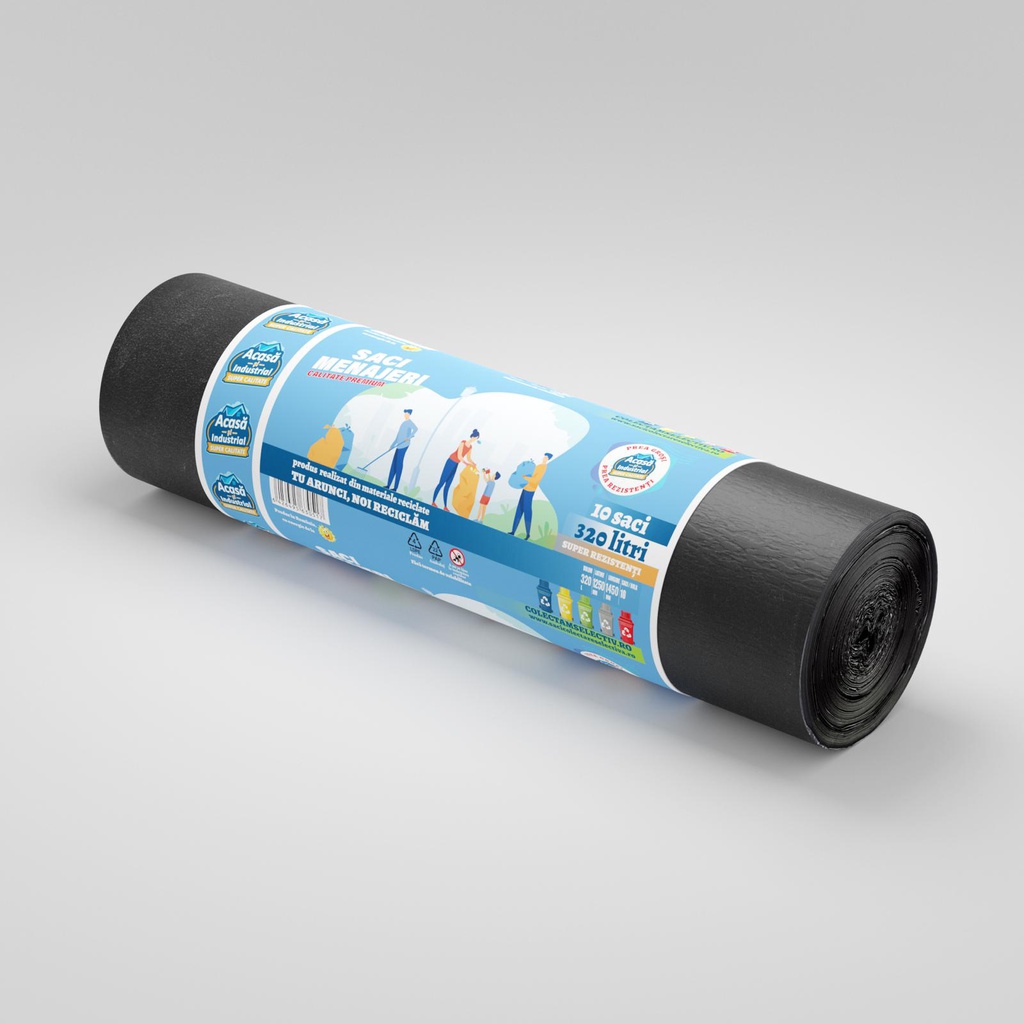 SACI MENAJERI 320 L - SUPER REZISTENTI