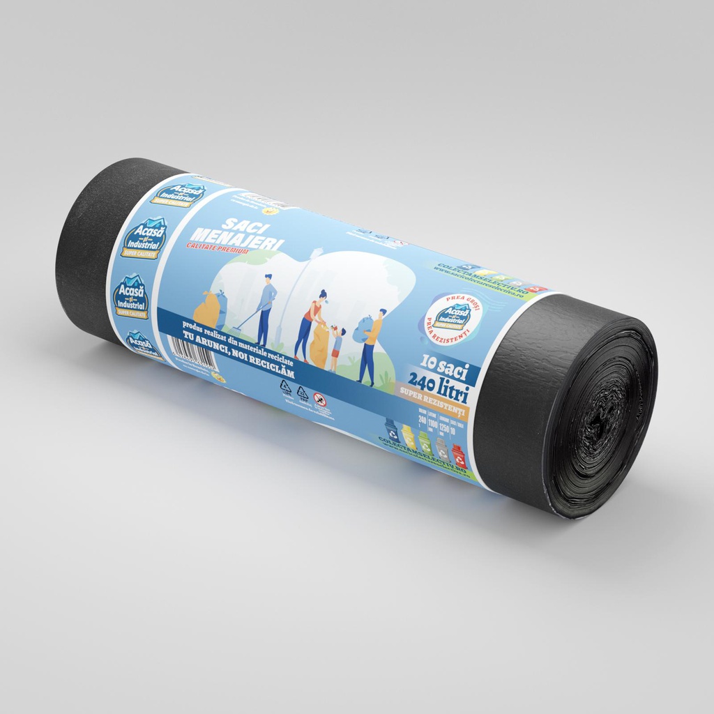 SACI MENAJERI 240 L - SUPER REZISTENTI