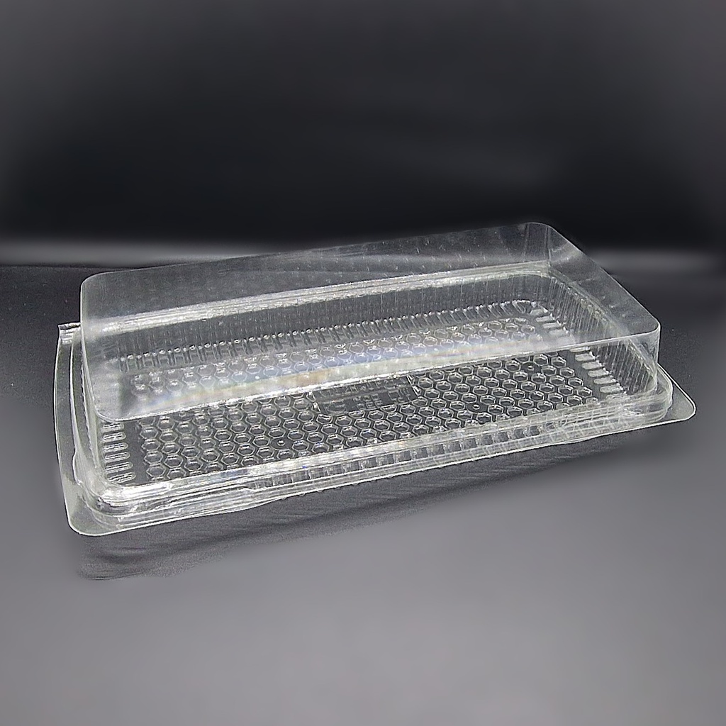 [00001086] CASEROLA TRANSPARENTA CU CAPAC / 230X132X42 MM / X10,2H40P